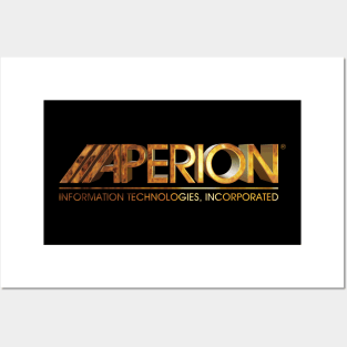 Aperion - Gold with Extrusion - Full Company Name Posters and Art